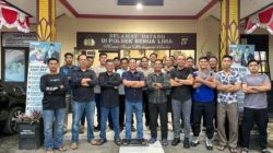 Anggota Polsek Benua Lima Gelar Makan Bersama, Sambut Perpisahan Kapolsek Lama