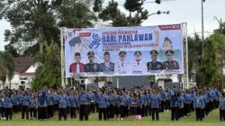 Bupati Barito Timur Pimpin Langsung Upacara Peringatan Hari Pahlawan Nasional