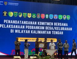 Bupati Barito Timur Menghadiri Pembentukan Pos Bantuan Hukum (POSBANKUM)