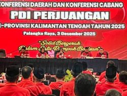 Yohanes Resmi Pimpin PDIP Kalteng 2025-2030