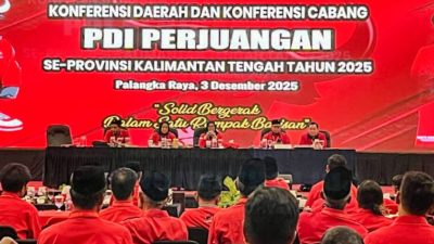 Yohanes Resmi Pimpin PDIP Kalteng 2025-2030