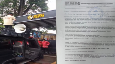 Tuntut Pemerintah Tindak Tegas PT BPM, PMN Gelar Aksi Demo di Depan Kementerian ESDM