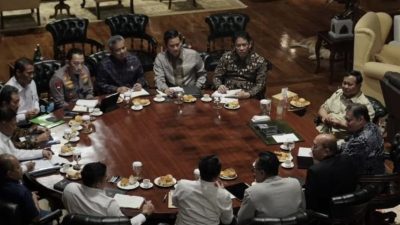 Prabowo Pimpin Ratas di Hambalang Cek Pelaksanaan Program Strategis